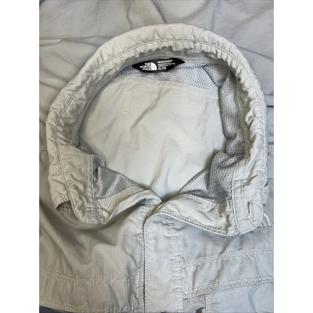 The North Face Tekware Vented Hiking Fishing Shirt XL Nylon Quick Dry Wicking